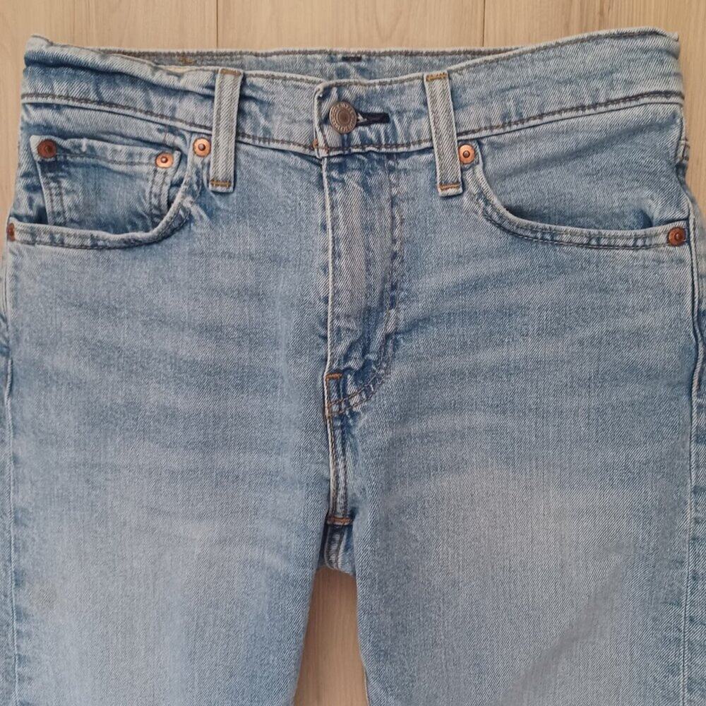 Vintage 90s Levi's 512 Straight Leg Jeans Light Wash Size 30x30 EVC - Picture 7 of 14